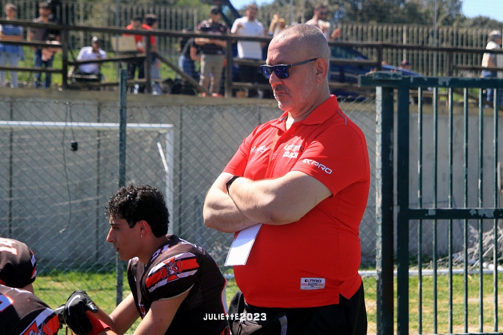 L'assistant Coach Walter Serra (Foto Giulia Congia)